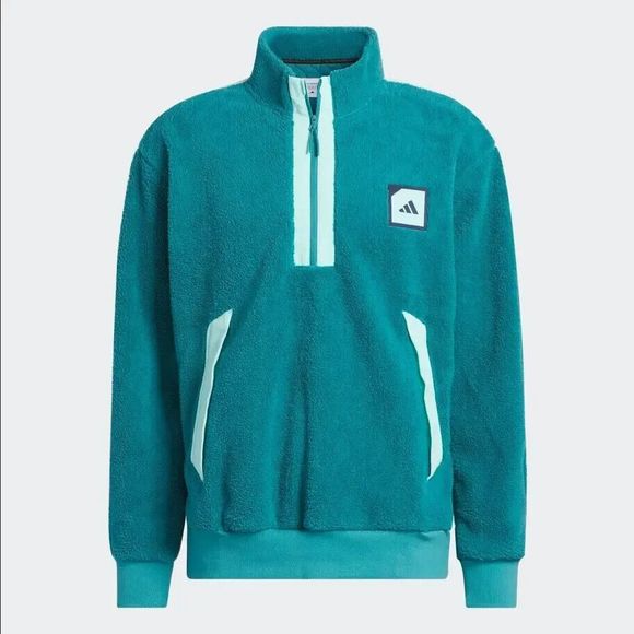 adidas Other - Adidas Jacket Mens XL AdiCross Padded Fleece Artic Fusion Blue IB1972 Golf ADX